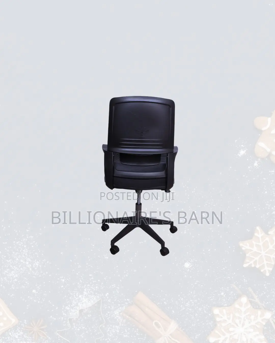 Black Ergonomic Mesh Office Chair Mid Back Lumbar Support Direct
