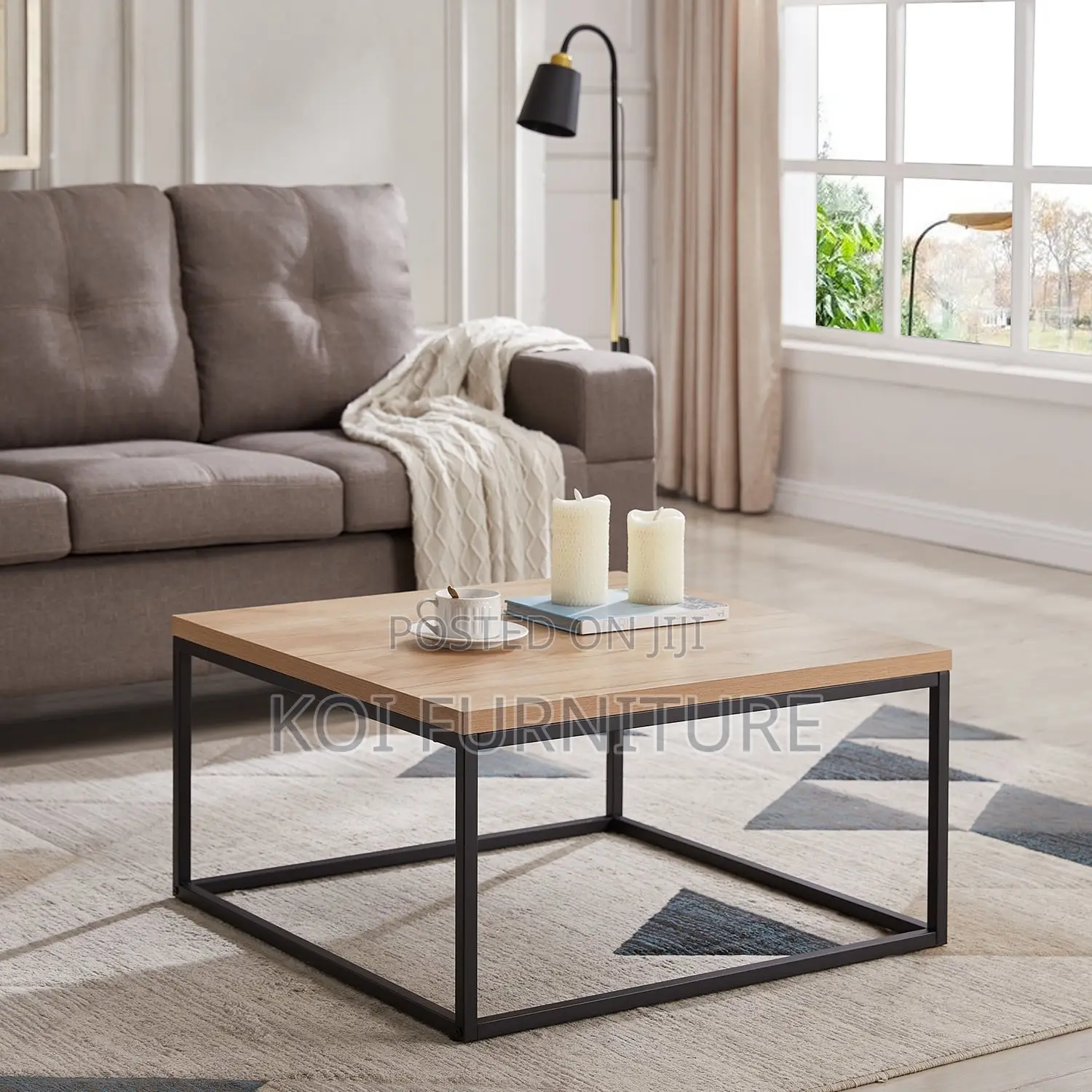 Coffee Tables; Wendo Square Living Room Coffee Table
