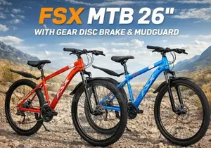 FSX MTB Bicycle Size 26 With Gear Disc Brakes