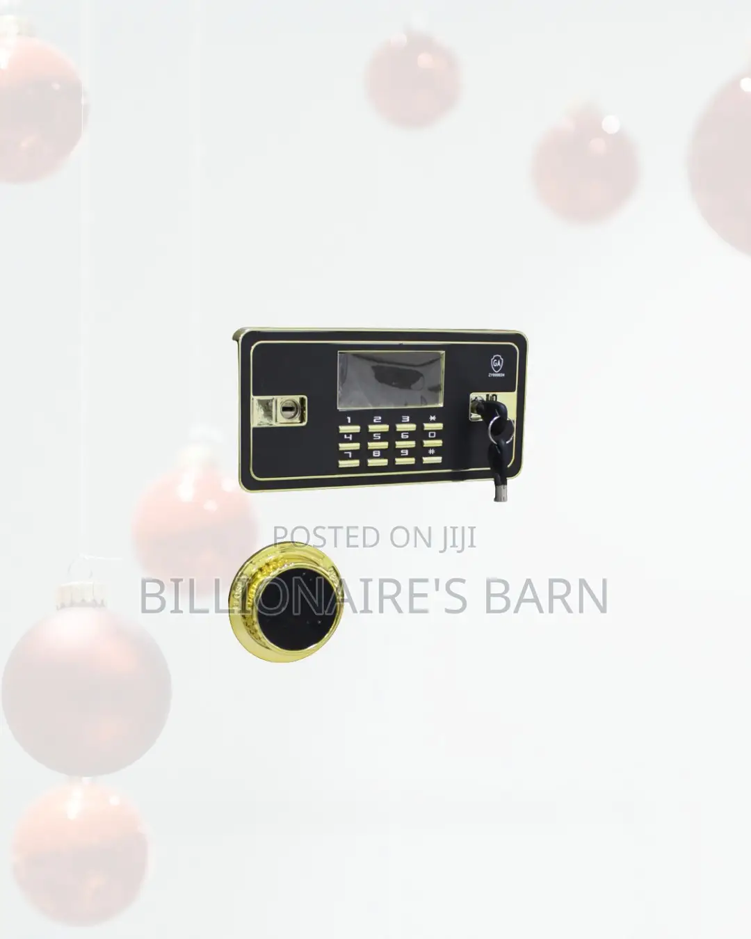 Durable Fireproof Biometric Safe Programmable Keypad And Dual Alarm