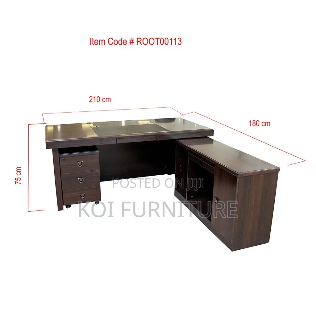 Office Desk; A4e14 Mahogany 1.6 Meters Executive Office Desks