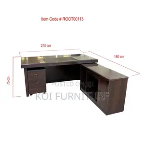 Office Desk; A4e14 Mahogany 1.6 Meters Executive Office Desks
