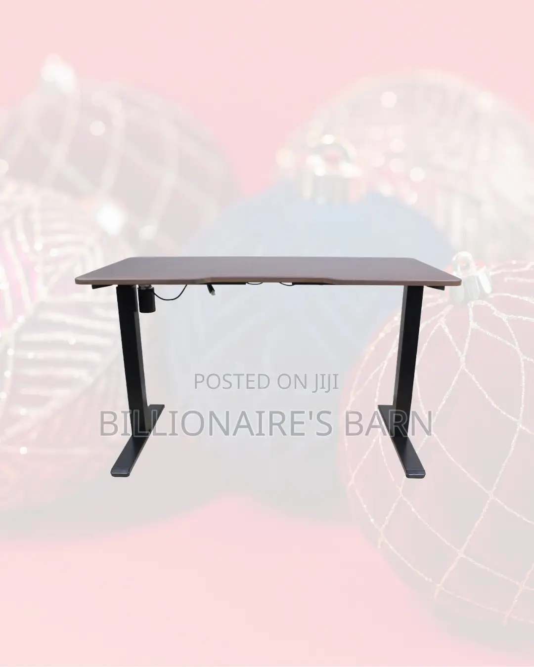 Single Motor Electric Standing Desk Ergonomic One Piece Sit