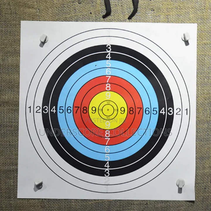 40cm Standard Target Archery Paper Half/Full