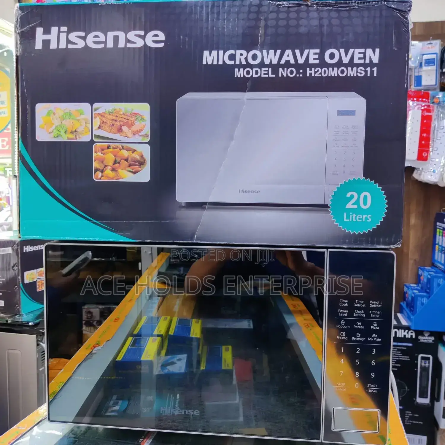 Hisense 20 Litres - Digital Microwave Oven (Silver)