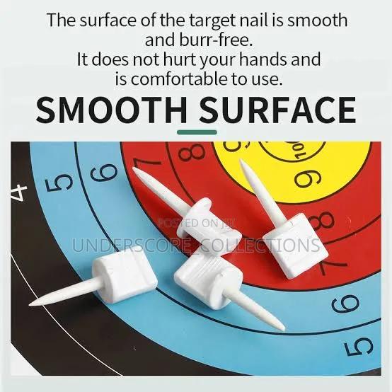 White and Black Abs Plastic Archery Target Pins - thumbnail 3