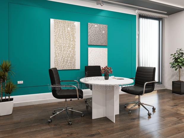Office Table : W12 Boss Office 1.2m Round Conference Table, - thumbnail 7