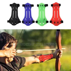 Silicone Archery Arm Guards With Adjustable Strap Buckles