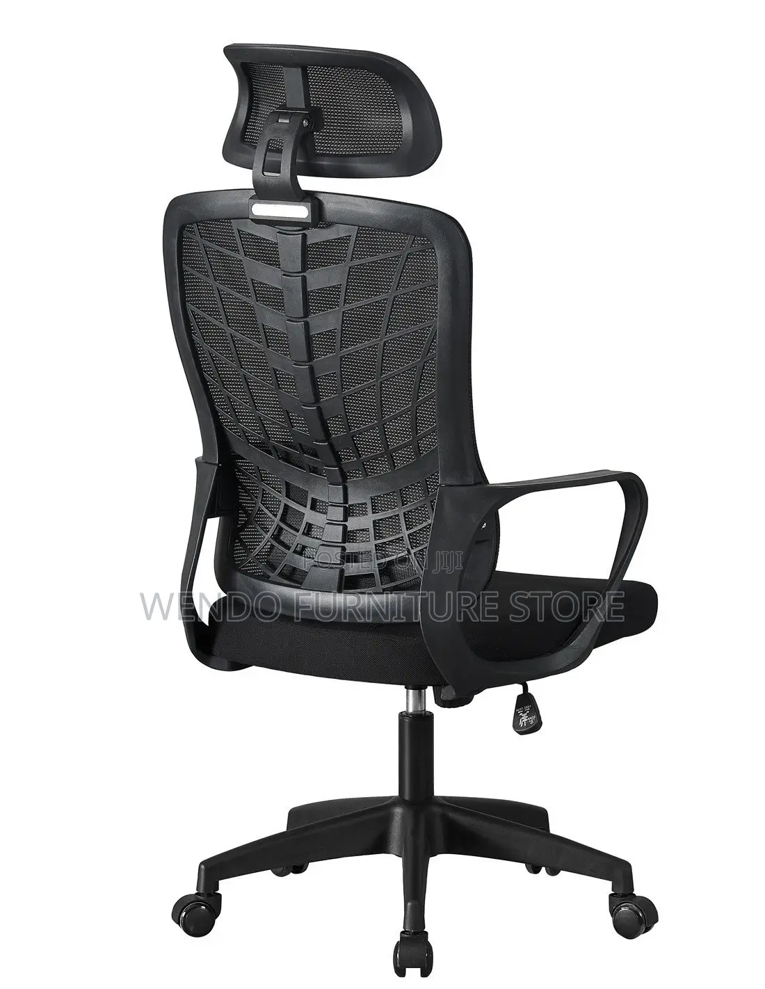 Office Chair : Black Mesh High-Back Ergonomic Office Chai