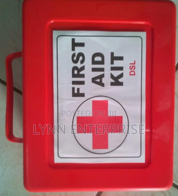 Red Big First Aid Box