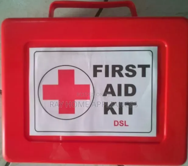 Red Big First Aid Box