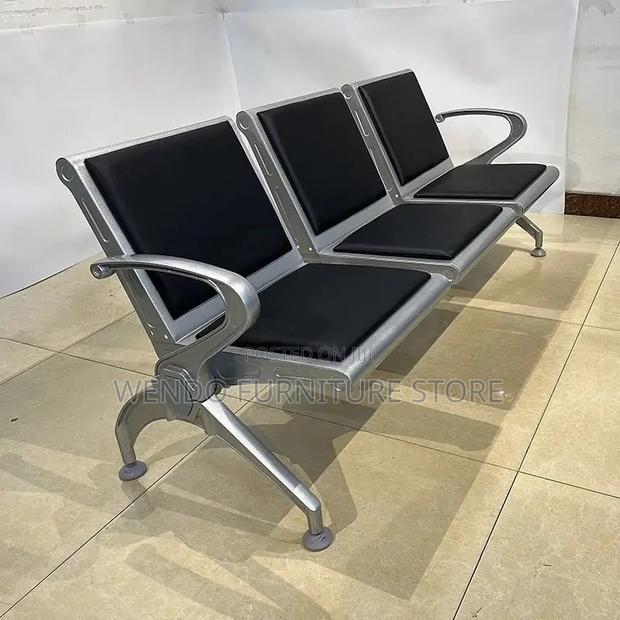 Office Bench : 3-Link Padded Heavy-Duty Waiting Bench - thumbnail 2
