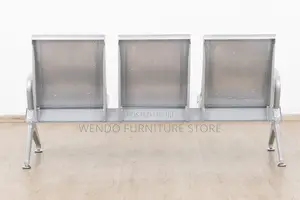 Office Bench : 3-Link Padded Heavy-Duty Waiting Bench