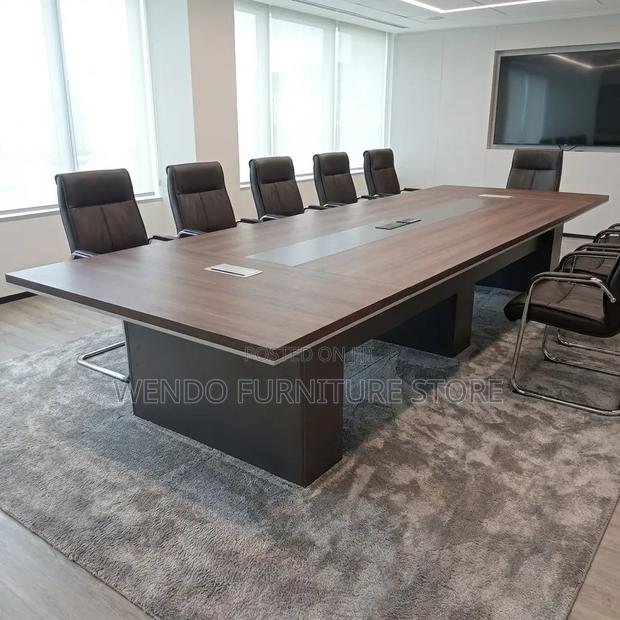 Office Table : J12 3-Meter Imported Executive Boardroom Table - thumbnail 4
