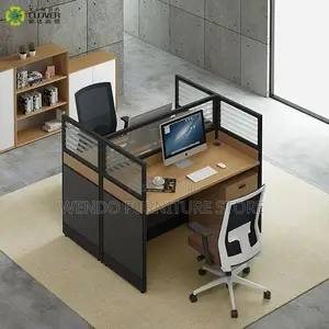 Office Desk : B67 2-Way Straight Modular Office Workstation
