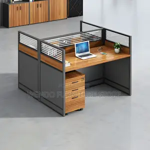 Office Desk : B67 2-Way Straight Modular Office Workstation
