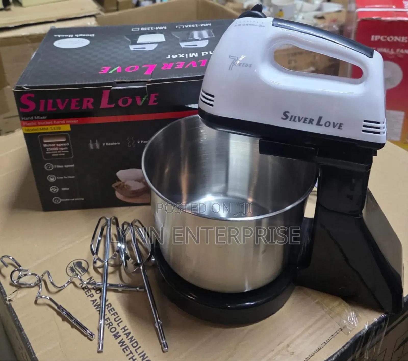 Silver Love Electric Bowl 2ltrs Mixer