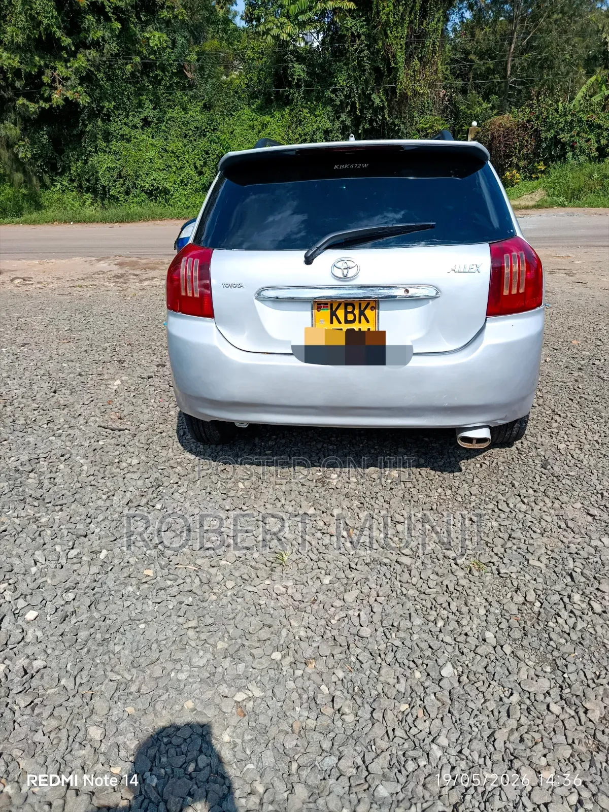 Toyota Allex 2004 Silver