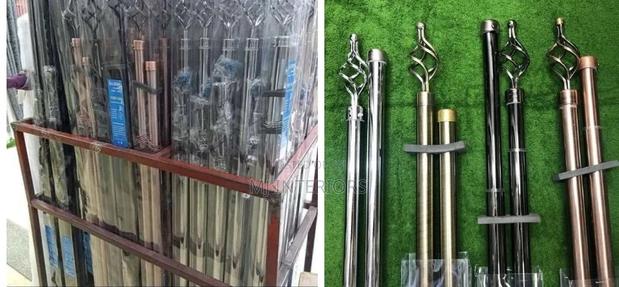 Adjustable Imported Curtain Rods Fits All Windows Easy Installation - main view