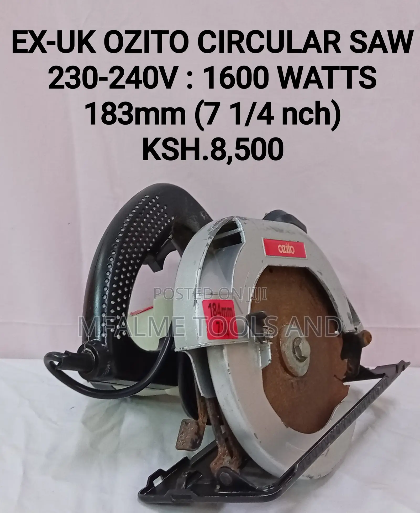 Ex-Uk Ozito Circular Saw