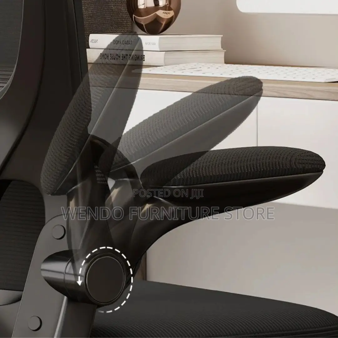 Office Chair : Black Ergonomic Mesh High-Back Office Chair