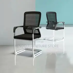Office Chair : V12 Modern Cantilever Mesh Visitor’S Office Chair