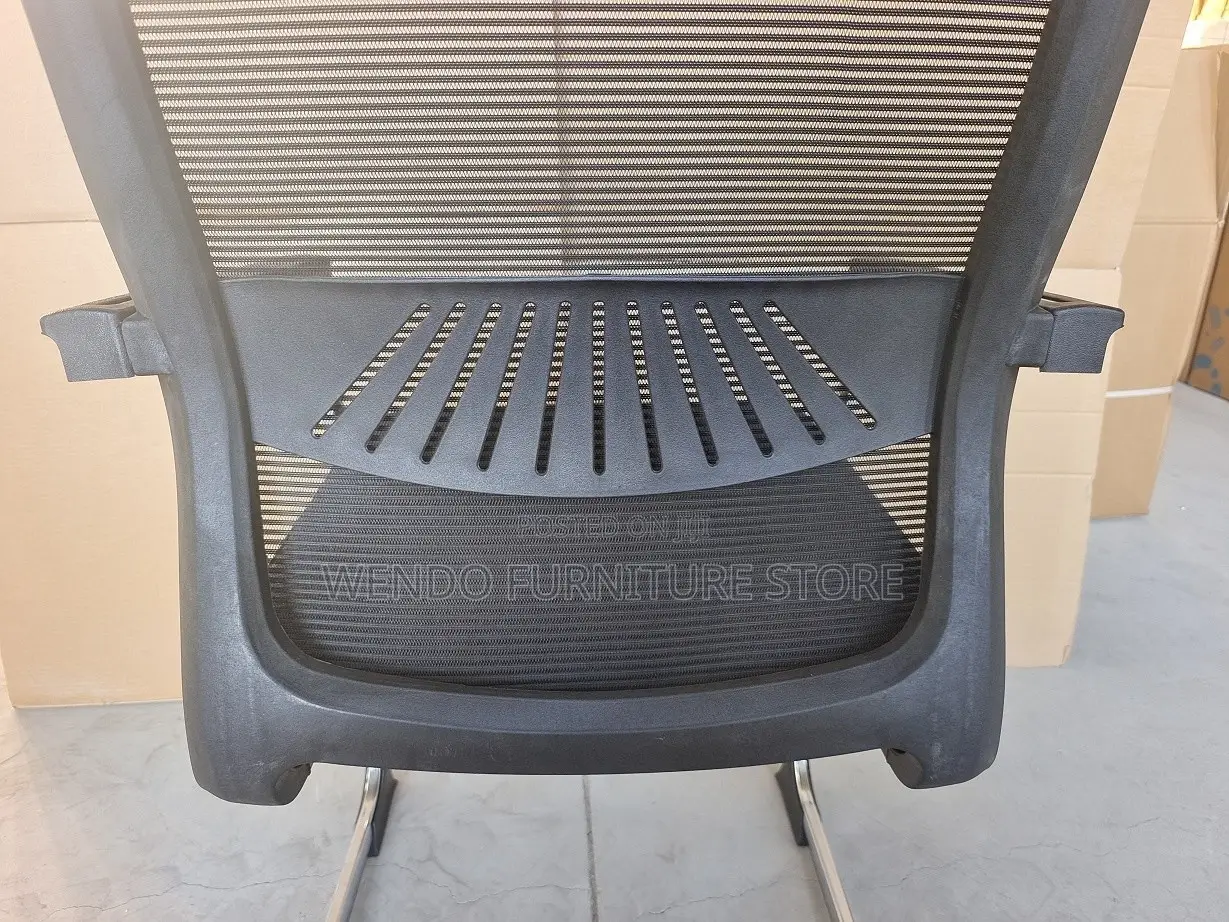 Office Chair : V12 Modern Cantilever Mesh Visitor’S Office Chair