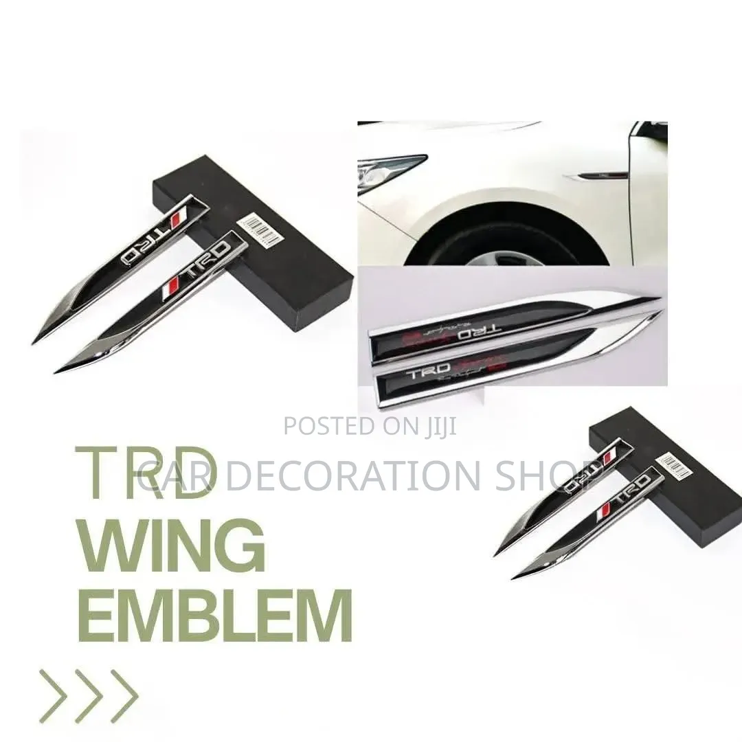 3d TRD Blade/Wing Metal Emblem