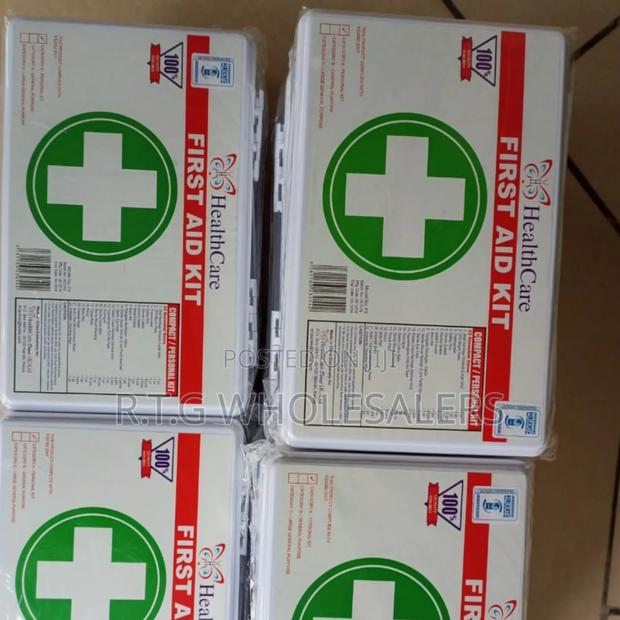 White First Aid Box With Compartments