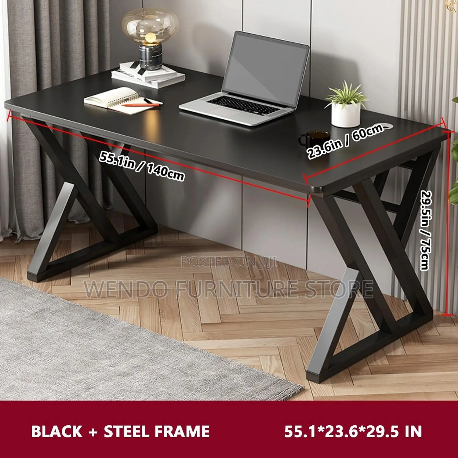 Office Desk : Generic Luxury Office Computer Desk 120cm X 60cm