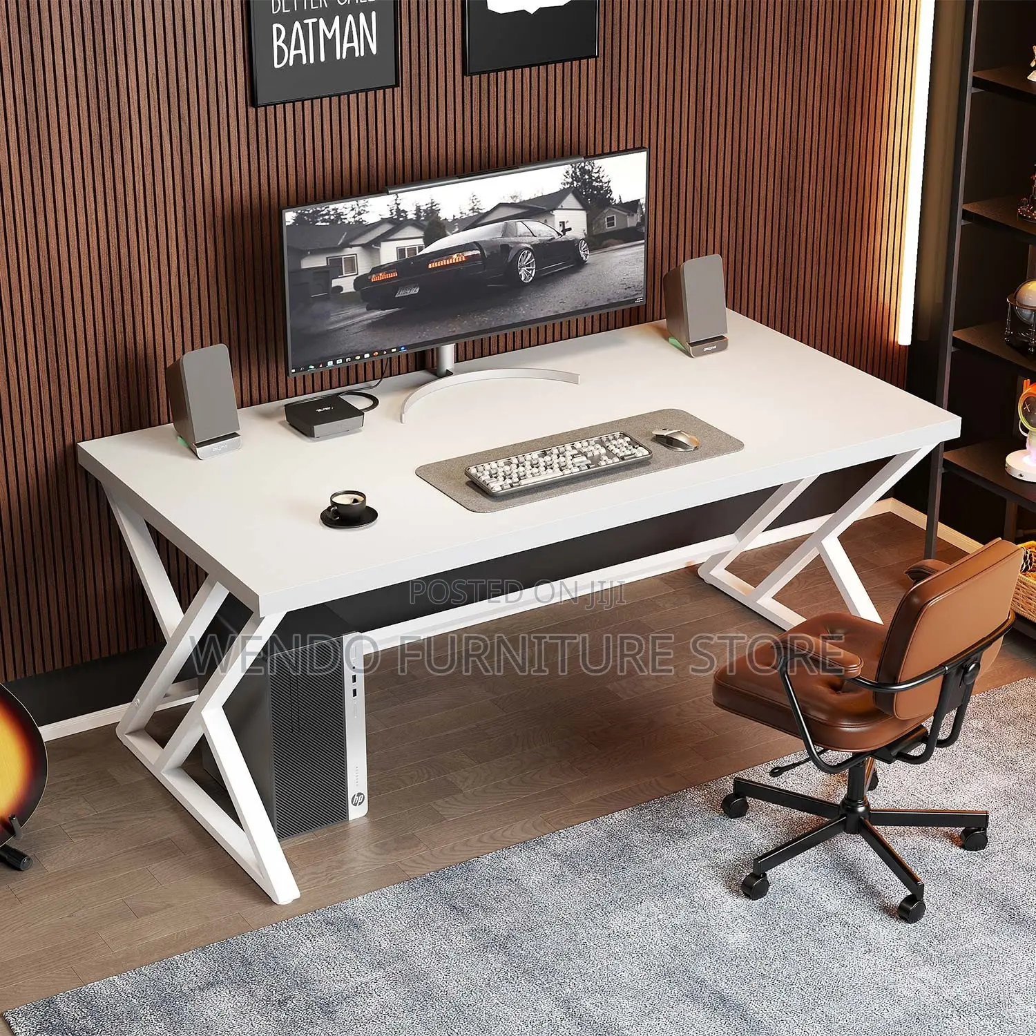 Office Desk : Generic Luxury Office Computer Desk 120cm X 60cm