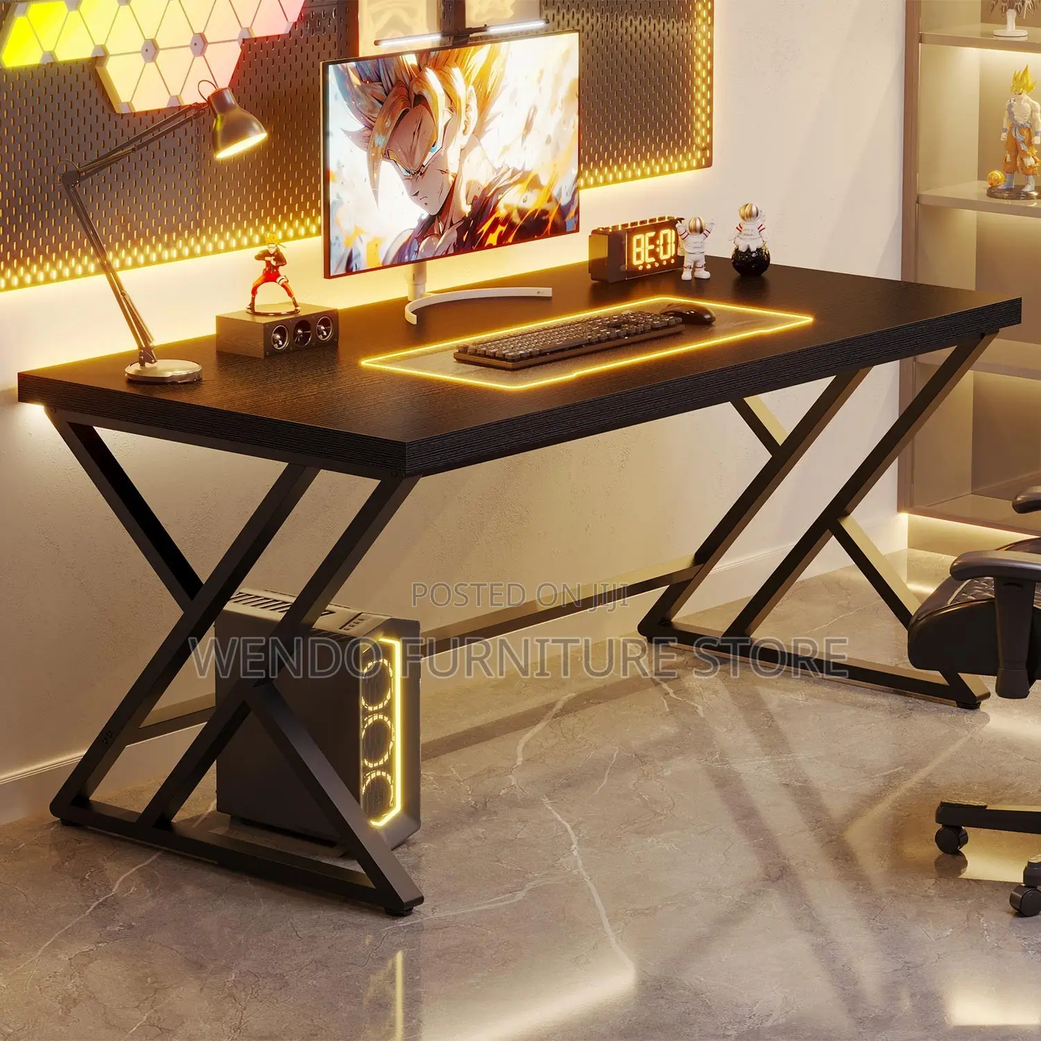 Office Desk : Generic Luxury Office Computer Desk 120cm X 60cm