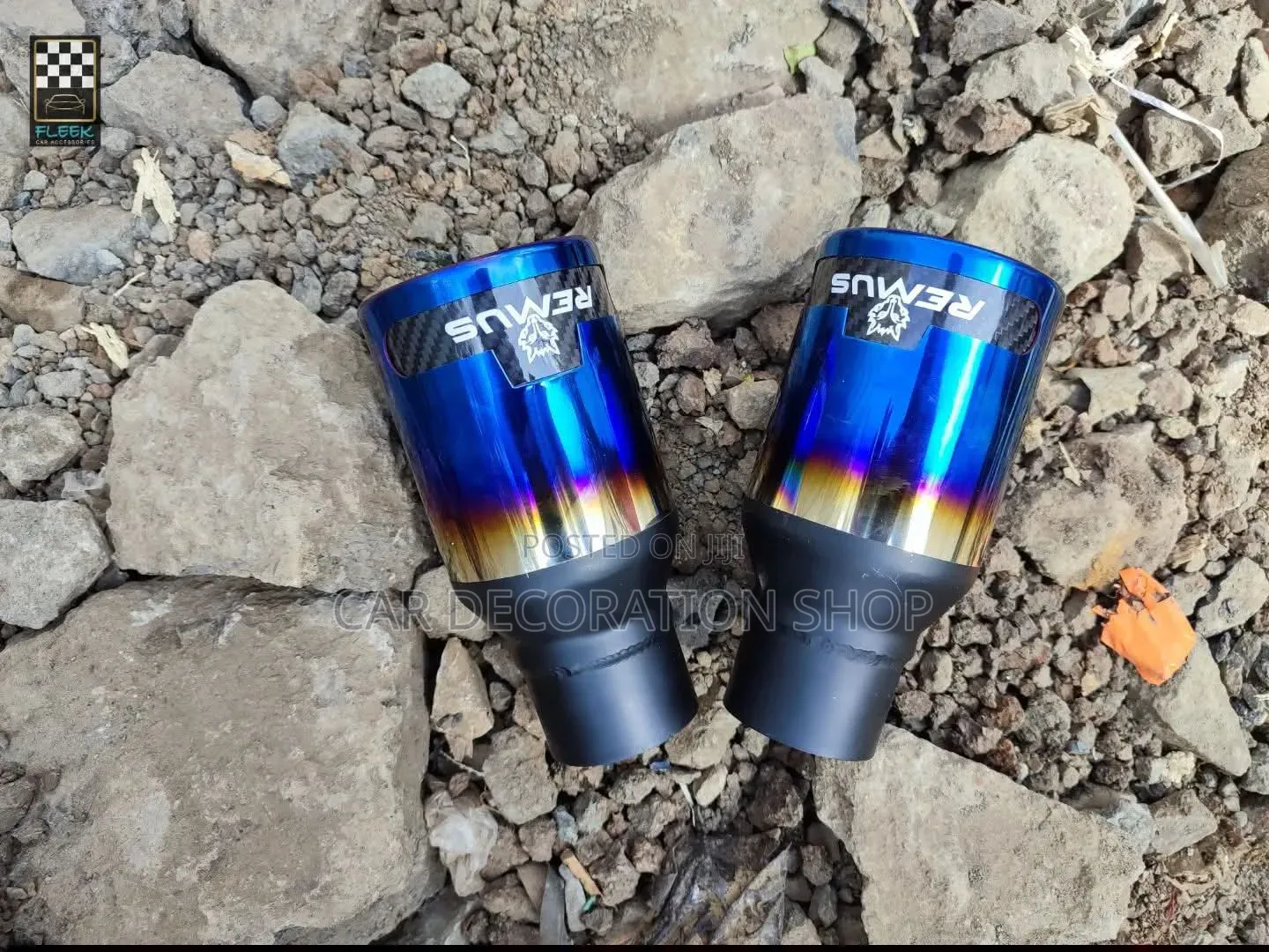 1pc Remus Exhaust Single Tip Universal Styling Vehicle Ugrade