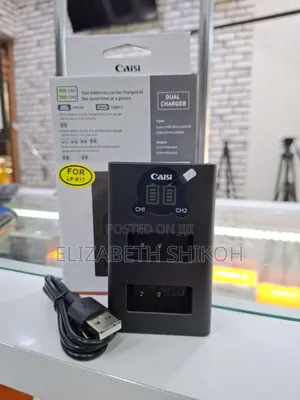 Caisi Lp-E17 Dual Battery Charger – For Lp-E17 Battery