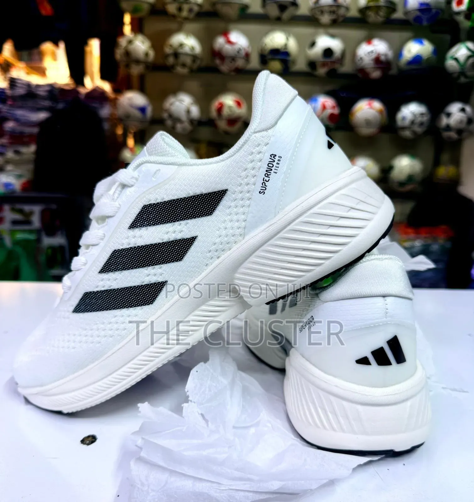 Breathable Casual Sports Running Shoes – White Black Unisex Sneakers