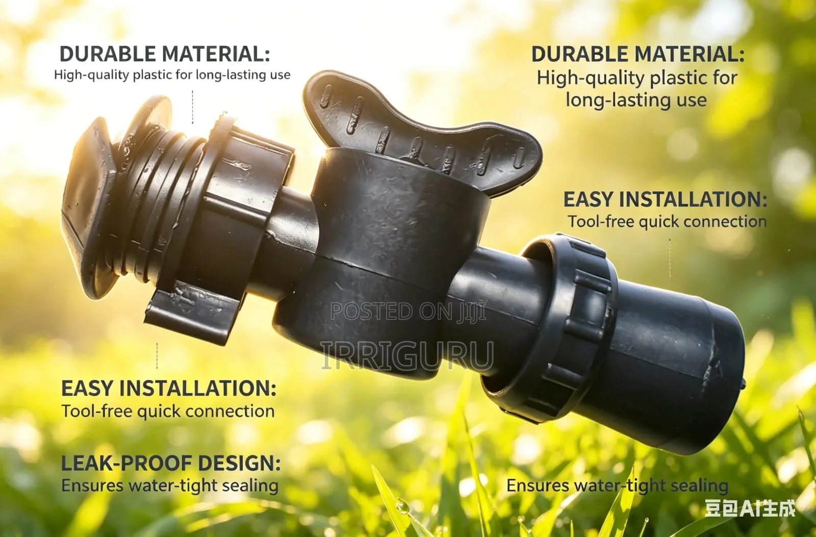 Pipe to Rainhose Connectors