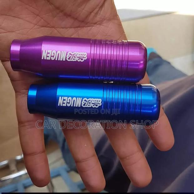 Mugen_style Universal Aluminum Gear Cylindrical Shifter Knobs