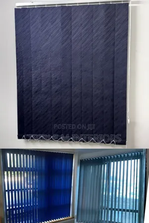 Rigid PVC Vertical Blinds | Warp-Resistant Long-Lasting Protection