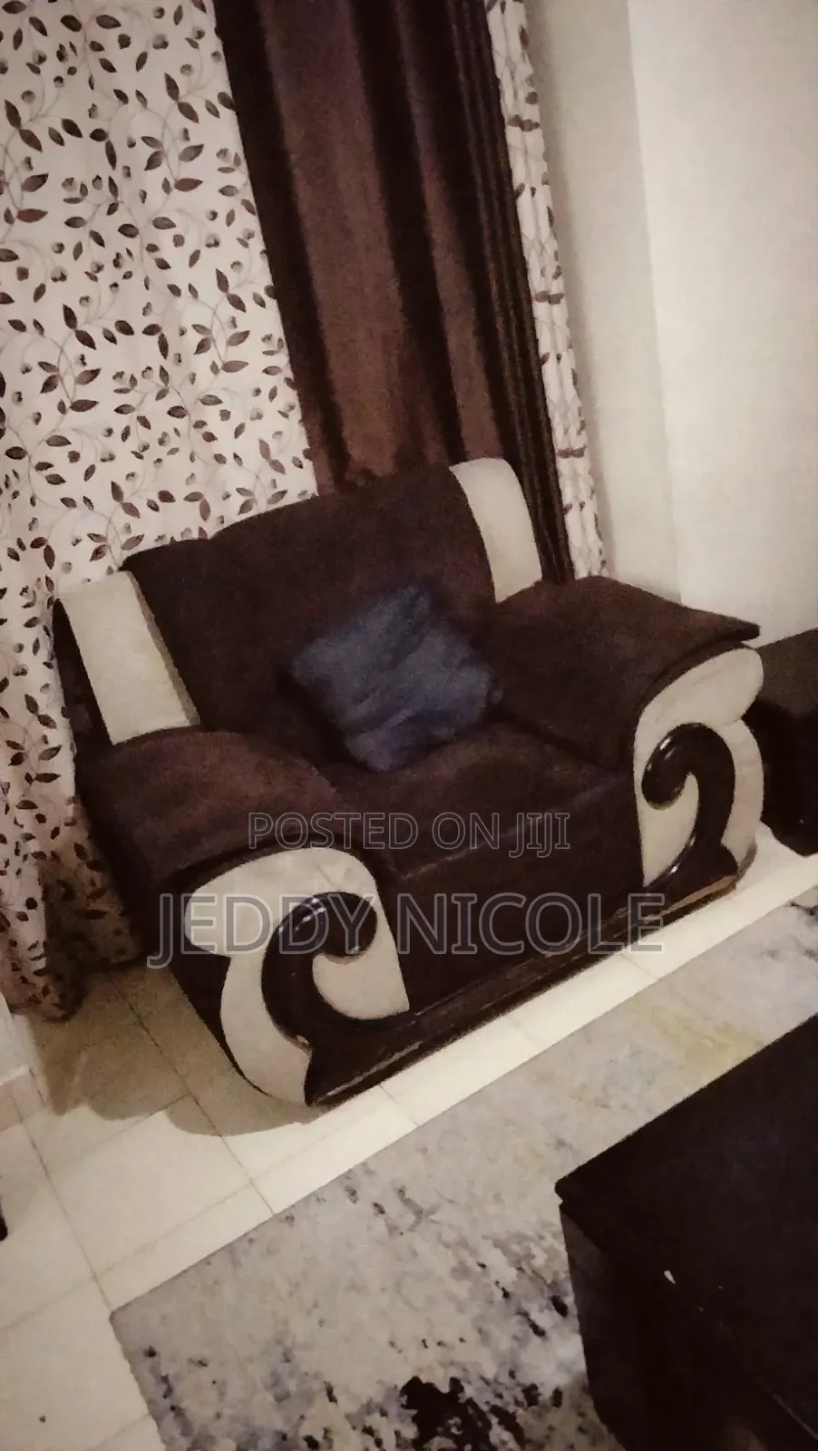 Brown 5-Seater Sofa Set