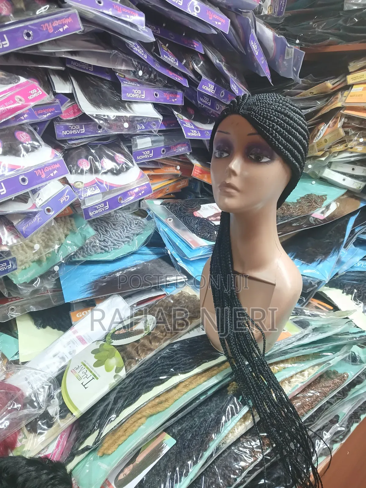 Braided Frontal Lines Wig