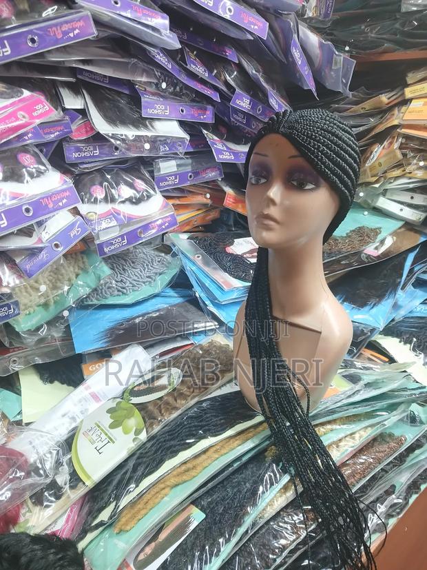 Braided Frontal Lines Wig - main view