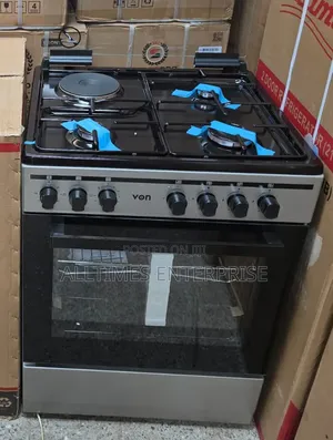 60cm*60cm Von Cooker 3 Gas + 1 Electric Standing Cooker
