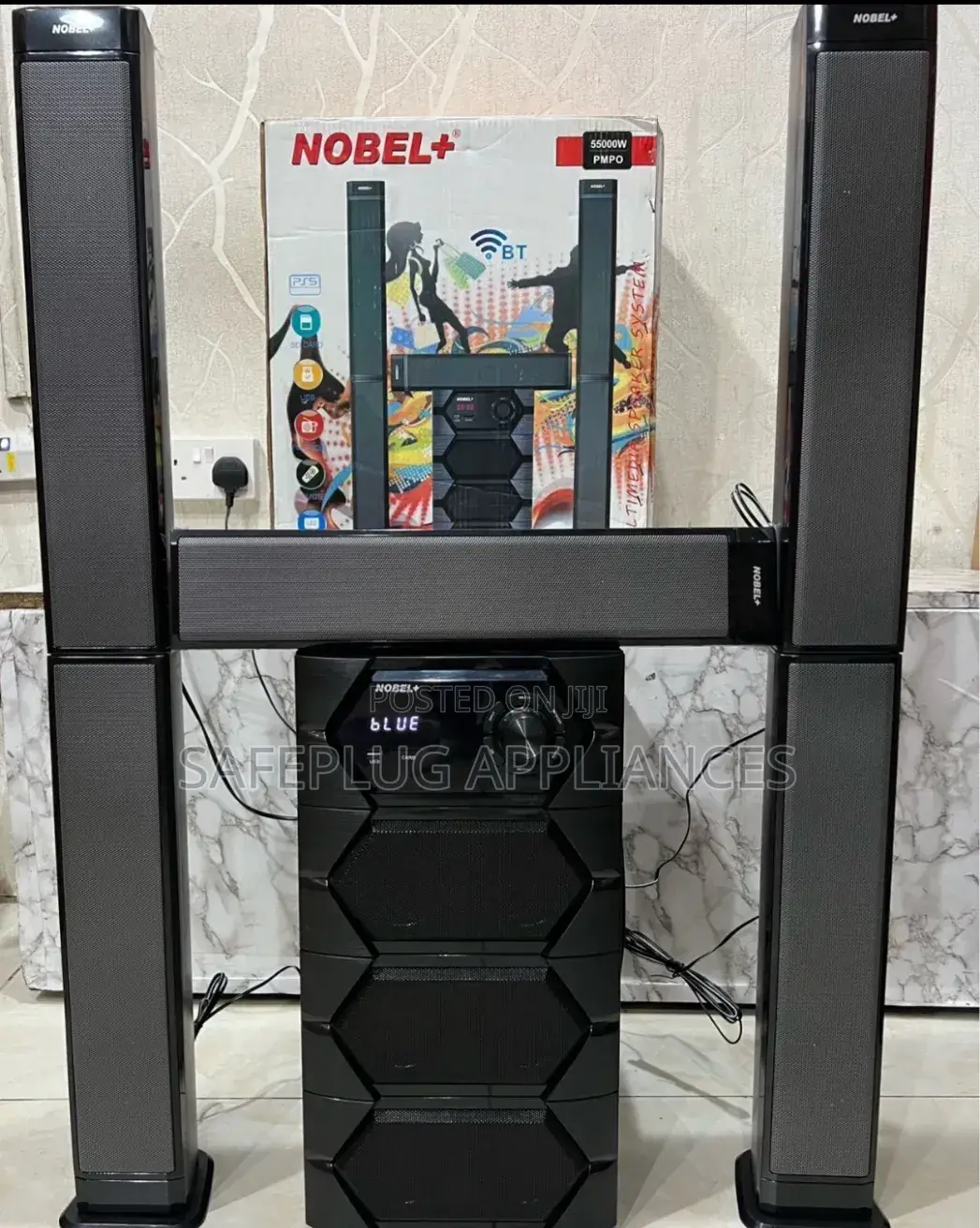 Nobel Nb 2040 Bluetooth Tall Boy Speakers