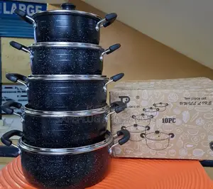 Jamespot 10pcs Granite Nonstick Cookware Set