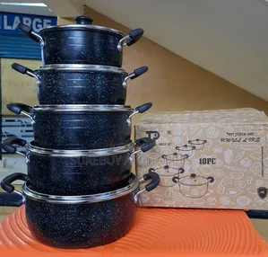 Jamespot Granite Coated 10 Piece Cookware Pots