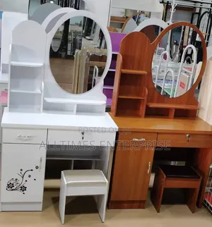 Executive Dressing Table Available in White and Brown