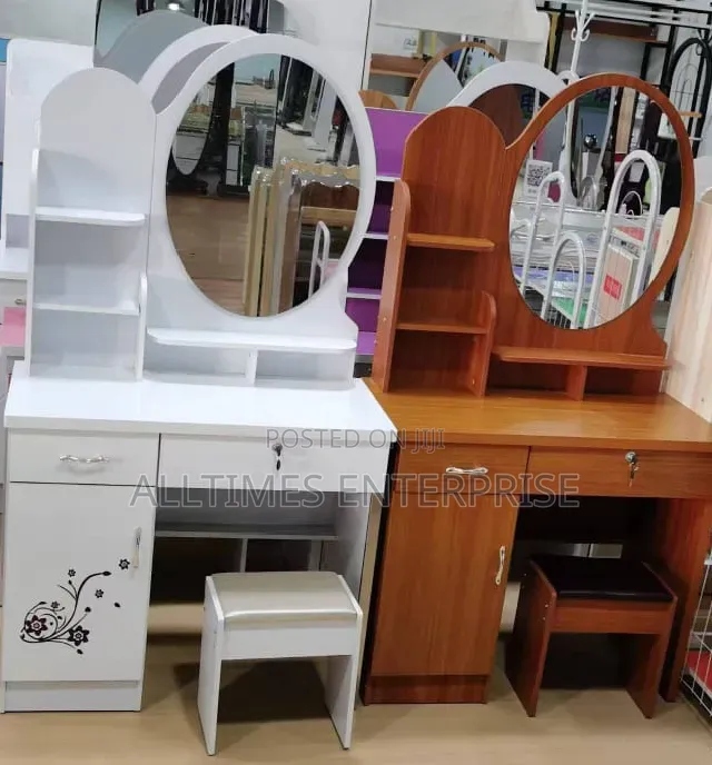 Executive Dressing Table Available in White and Brown