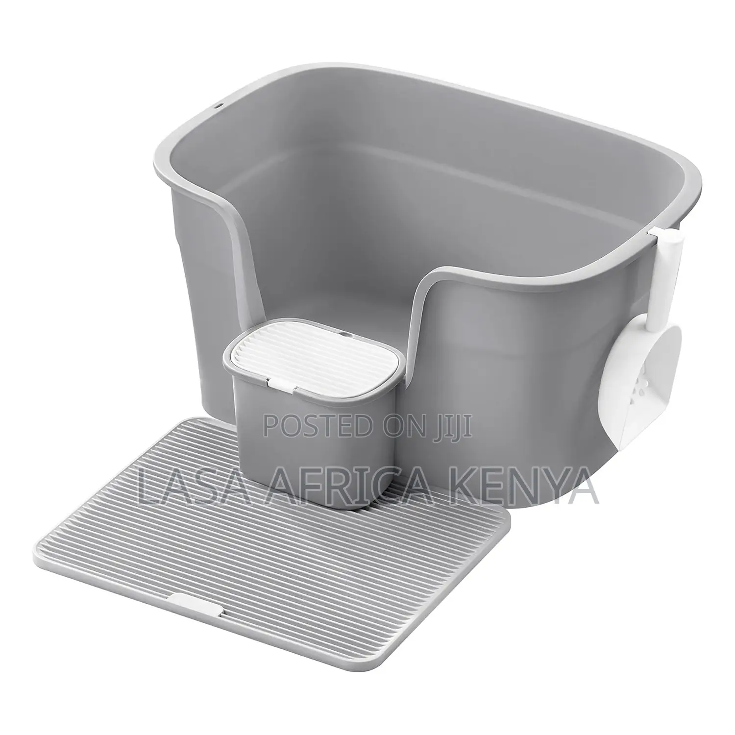 Lasa Extra Large Cat Litter Box With High Sides.