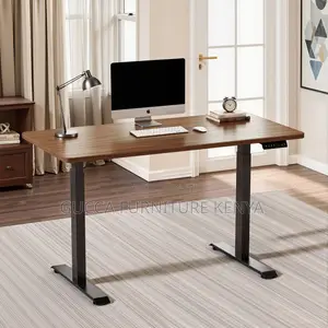 Electric Controlled Sit Stand Lift Computer Desk