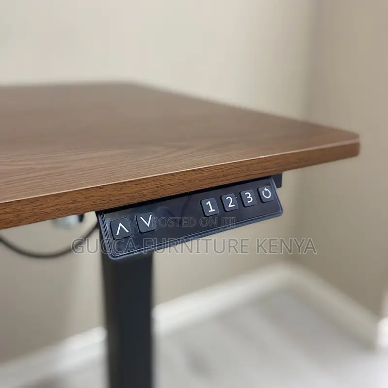 Electric Controlled Sit Stand Lift Computer Desk